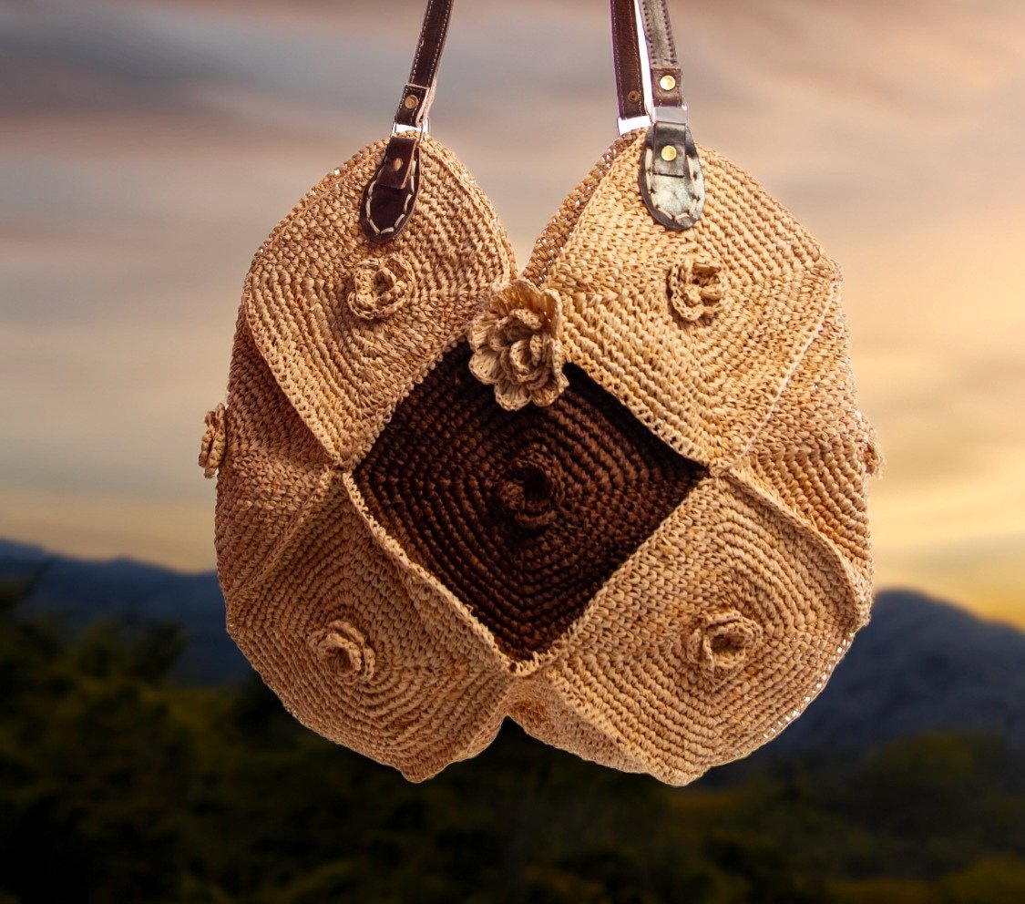 Handmade Raffia Bags and Hats, Handmade Raffia Bags and Hats, Ready to Ship